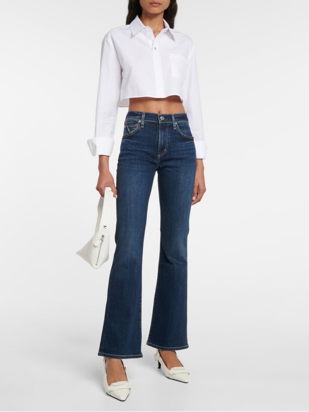 Citizens of Humanity Emannuelle bootcut jeans flare 26 Anthropologie neutrals co